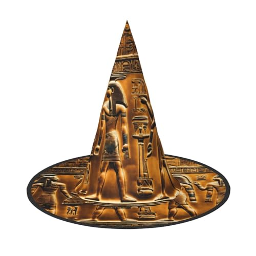 Halloween-Hut-Hexen-Dekoration – Indianer-Druck, Party, Hexenkostüm, Cosplay, Maskerade-Zubehör, 2 Stück Halloween-Hut-Hexen-Dekoration – Indianer-Druck, Party, Hexenkostüm, Cosplay, Maskerade-Zubehör, 2 Stück von LLOTPQ