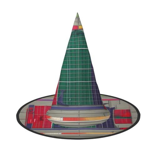 Halloween-Hut-Hexen-Dekoration – Schulmathematik-Druck, Party, Hexenkostüm, Cosplay, Maskerade-Zubehör, 2 Stück Halloween-Hut-Hexen-Dekoration – Schulmathematik-Druck, Party, Hexenkostüm, Cosplay, Maskerade-Zubehör, 2 Stück von LLOTPQ