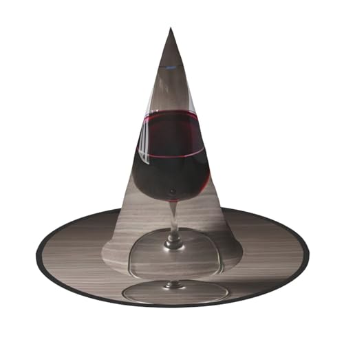 Halloween-Hut-Hexen-Dekoration – Weinflaschen-Glasdruck, Party, Hexenkostüm, Cosplay, Maskerade-Zubehör, 3 Stück Halloween-Hut-Hexen-Dekoration – Weinflaschen-Glasdruck, Party, Hexenkostüm, Cosplay, Maskerade-Zubehör, 3 Stück von LLOTPQ