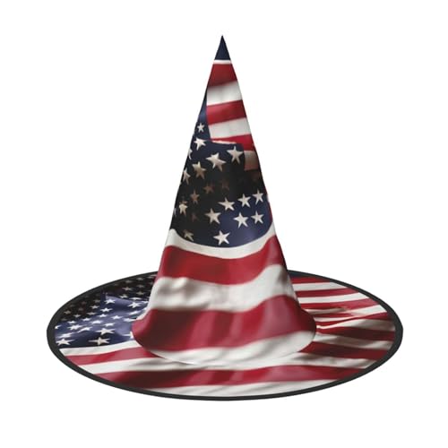 Halloween-Hut-Hut, Hexen-Dekoration, Feuerwehrmann, amerikanische Flagge, Druck, Party, Hexenkostüm, Cosplay, Maskerade-Zubehör, 3 Stück Halloween-Hut-Hut, Hexen-Dekoration, Feuerwehrmann, amerikanische Flagge, Druck, Party, Hexenkostüm, Cosplay, Maskerade-Zubehör, 3 Stück von LLOTPQ