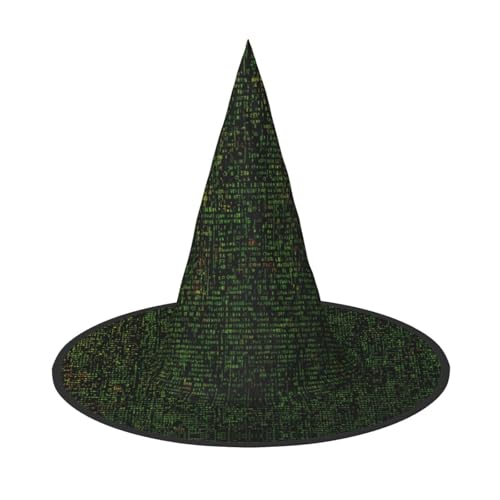 Halloween-Hut-Hut, Hexen-Dekoration, Mathe-Formel-Druck, Party, Hexenkostüm, Cosplay, Maskerade-Zubehör, 2 Stück Halloween-Hut-Hut, Hexen-Dekoration, Mathe-Formel-Druck, Party, Hexenkostüm, Cosplay, Maskerade-Zubehör, 2 Stück von LLOTPQ