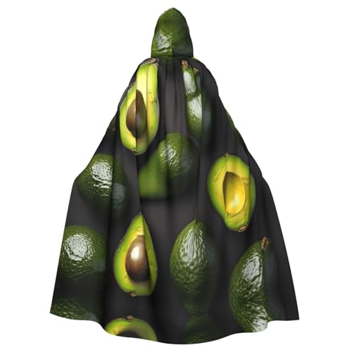 Halloween-Umhang mit Kapuze für Erwachsene, Unisex, Avocado-Obstmuster, Volldruck, Kostüm, Umhang für Cosplay, Party und Themenveranstaltungen Halloween-Umhang mit Kapuze für Erwachsene, Unisex, Avocado-Obstmuster, Volldruck, Kostüm, Umhang für Cosplay, Party und Themenveranstaltungen von LLOTPQ