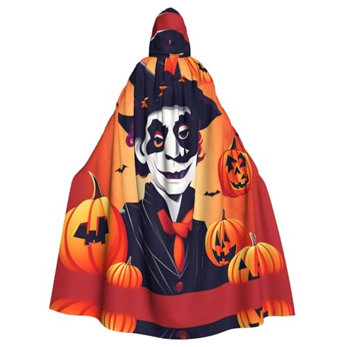 Halloween-Umhang mit Kapuze für Erwachsene, Unisex, Happy Halloween, Volldruck, Kostüm, Umhang für Cosplay, Party und Themenveranstaltungen Halloween-Umhang mit Kapuze für Erwachsene, Unisex, Happy Halloween, Volldruck, Kostüm, Umhang für Cosplay, Party und Themenveranstaltungen von LLOTPQ