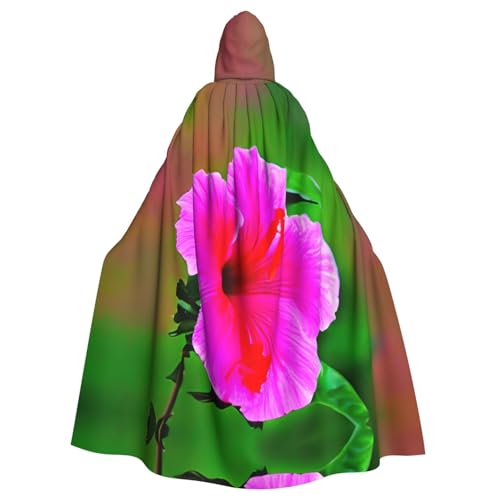 Halloween-Umhang mit Kapuze für Erwachsene, Unisex, Hibiskusblumen-Muster, Volldruck, Kostüm, Umhang für Cosplay, Party und Themenveranstaltungen Halloween-Umhang mit Kapuze für Erwachsene, Unisex, Hibiskusblumen-Muster, Volldruck, Kostüm, Umhang für Cosplay, Party und Themenveranstaltungen von LLOTPQ
