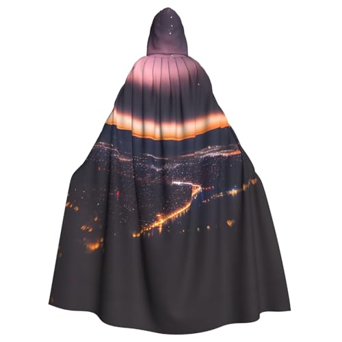 Halloween-Umhang mit Kapuze für Erwachsene, Unisex, Nachthimmel, Volldruck, Kostüm, Umhang für Cosplay, Party und Themenveranstaltungen Halloween-Umhang mit Kapuze für Erwachsene, Unisex, Nachthimmel, Volldruck, Kostüm, Umhang für Cosplay, Party und Themenveranstaltungen von LLOTPQ