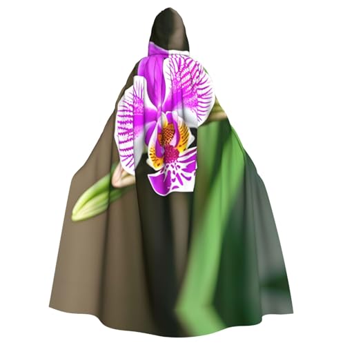 Halloween-Umhang mit Kapuze für Erwachsene, Unisex, Orchidee, Volldruck, Kostüm, Umhang für Cosplay, Party und Themenveranstaltungen Halloween-Umhang mit Kapuze für Erwachsene, Unisex, Orchidee, Volldruck, Kostüm, Umhang für Cosplay, Party und Themenveranstaltungen von LLOTPQ