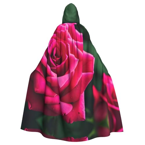 Halloween-Umhang mit Kapuze für Erwachsene, Unisex, Rosenblüte, Volldruck, Kostüm, Umhang für Cosplay, Party und Themenveranstaltungen Halloween-Umhang mit Kapuze für Erwachsene, Unisex, Rosenblüte, Volldruck, Kostüm, Umhang für Cosplay, Party und Themenveranstaltungen von LLOTPQ