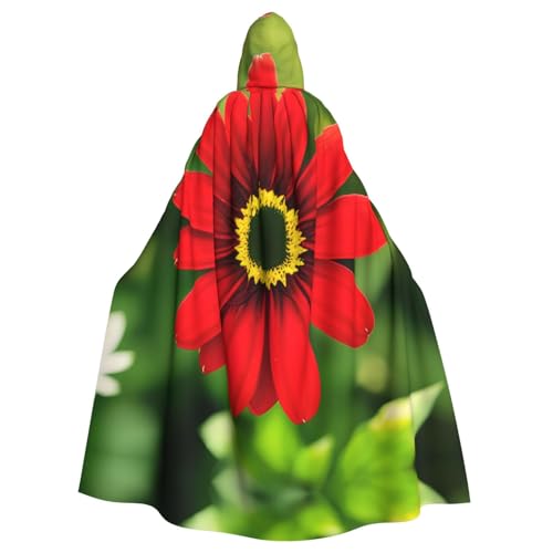 Halloween-Umhang mit Kapuze für Erwachsene, Unisex, rote Blume, Volldruck, Kostüm, Umhang für Cosplay, Party und Themenveranstaltungen Halloween-Umhang mit Kapuze für Erwachsene, Unisex, rote Blume, Volldruck, Kostüm, Umhang für Cosplay, Party und Themenveranstaltungen von LLOTPQ