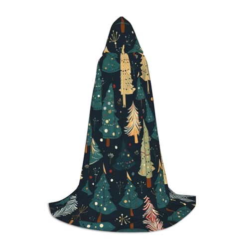 L Halloween Kapuzenumhang Weihnachtsbaum Druck für Erwachsene Unisex Kostüm Zubehör für Partys, Karneval und mehr L Halloween Kapuzenumhang Weihnachtsbaum Druck für Erwachsene Unisex Kostüm Zubehör für Partys, Karneval und mehr von LLOTPQ