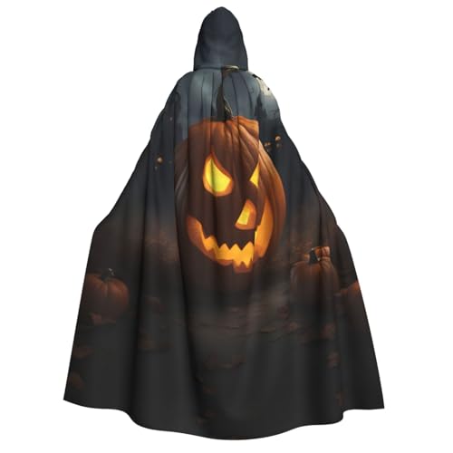 LLOTPQ Halloween Kürbis Volldruck Erwachsene Kapuzenumhang für Männer und Frauen - Perfekt für Cosplay, Halloween, Themenpartys und mehr LLOTPQ Halloween Kürbis Volldruck Erwachsene Kapuzenumhang für Männer und Frauen - Perfekt für Cosplay, Halloween, Themenpartys und mehr von LLOTPQ