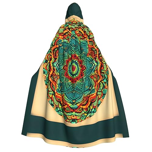 LLOTPQ Mandala Volldruck Erwachsene Kapuzenumhang für Männer und Frauen - Perfekt für Cosplay, Halloween, Themenpartys und mehr LLOTPQ Mandala Volldruck Erwachsene Kapuzenumhang für Männer und Frauen - Perfekt für Cosplay, Halloween, Themenpartys und mehr von LLOTPQ