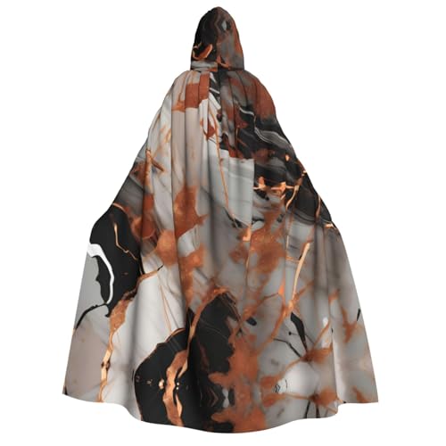 LLOTPQ Marmor-Textur, Kupferspritzer, Volldruck, Erwachsenen-Kapuzenumhang für Männer und Frauen, perfekt für Cosplay, Halloween, Themenpartys und mehr LLOTPQ Marmor-Textur, Kupferspritzer, Volldruck, Erwachsenen-Kapuzenumhang für Männer und Frauen, perfekt für Cosplay, Halloween, Themenpartys und mehr von LLOTPQ