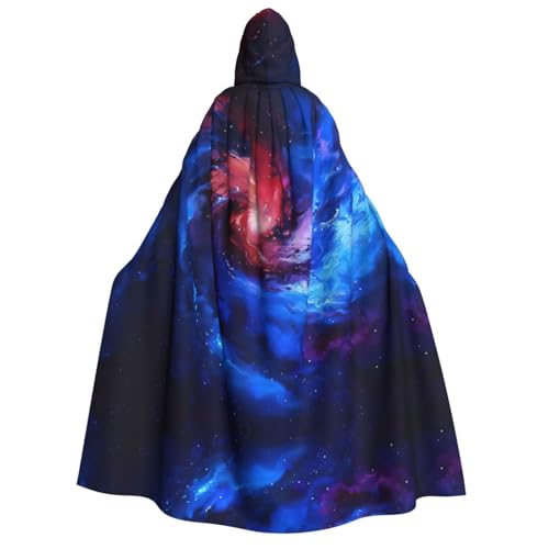 LLOTPQ Roter blauer Galaxie-Volldruck Erwachsenen-Umhang mit Kapuze für Männer und Frauen – perfekt für Cosplay, Halloween, Themenpartys und mehr LLOTPQ Roter blauer Galaxie-Volldruck Erwachsenen-Umhang mit Kapuze für Männer und Frauen – perfekt für Cosplay, Halloween, Themenpartys und mehr von LLOTPQ