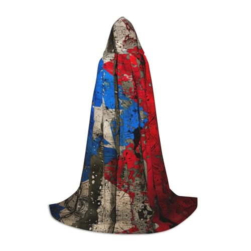 M Halloween Kapuzenumhang Puerto Rico Tapete Flagge Druck für Erwachsene – Unisex-Kostüm-Zubehör für Partys, Karneval und mehr M Halloween Kapuzenumhang Puerto Rico Tapete Flagge Druck für Erwachsene – Unisex-Kostüm-Zubehör für Partys, Karneval und mehr von LLOTPQ