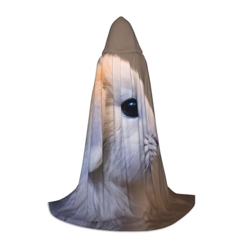 S Halloween-Kapuzenumhang Cry Rabbit Druck für Erwachsene – Unisex-Kostüm-Zubehör für Partys, Karneval und mehr S Halloween-Kapuzenumhang Cry Rabbit Druck für Erwachsene – Unisex-Kostüm-Zubehör für Partys, Karneval und mehr von LLOTPQ