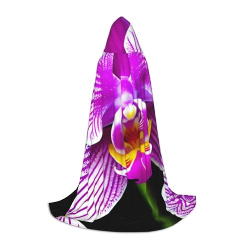 S Halloween Kapuzenumhang Orchidee Blumendruck für Erwachsene Unisex Kostüm Zubehör für Partys, Karneval und mehr S Halloween Kapuzenumhang Orchidee Blumendruck für Erwachsene Unisex Kostüm Zubehör für Partys, Karneval und mehr von LLOTPQ