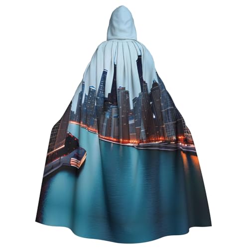 Unisex Erwachsene Halloween Kapuzenumhang - Chicago Volldruck Kostüm Umhang für Cosplay, Party und Themenveranstaltungen Unisex Erwachsene Halloween Kapuzenumhang - Chicago Volldruck Kostüm Umhang für Cosplay, Party und Themenveranstaltungen von LLOTPQ