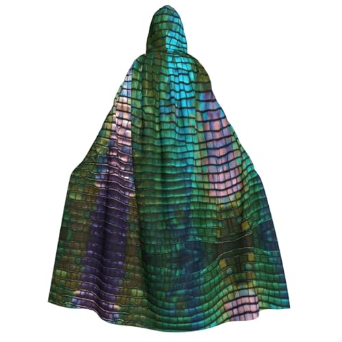 Unisex Erwachsene Halloween Kapuzenumhang - Magisches Muster Volldruck Kostüm Umhang für Partys, Karneval, Comic Ausstellungen von LLOTPQ