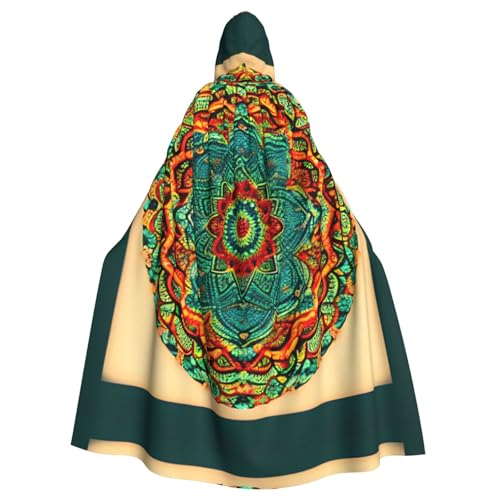 Unisex Erwachsene Halloween Kapuzenumhang - Mandala Volldruck Kostüm Umhang für Cosplay, Party und Themenveranstaltungen Unisex Erwachsene Halloween Kapuzenumhang - Mandala Volldruck Kostüm Umhang für Cosplay, Party und Themenveranstaltungen von LLOTPQ