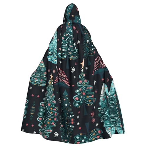 Unisex Erwachsene Halloween Kapuzenumhang - Weihnachtsbaum Volldruck Kostüm Umhang für Cosplay, Party und Themenveranstaltungen Unisex Erwachsene Halloween Kapuzenumhang - Weihnachtsbaum Volldruck Kostüm Umhang für Cosplay, Party und Themenveranstaltungen von LLOTPQ