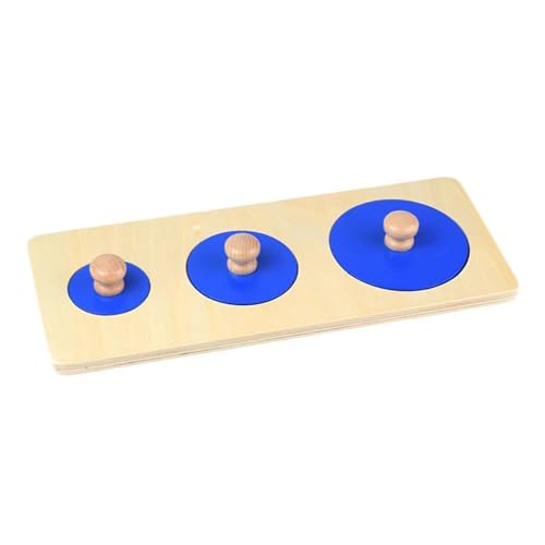LLTCMYGS Baby Geometrische Form Puzzle Lehre AIDS, Kinder Grafik Matching Panel Puzzle Kinderspielzeug,Round von LLTCMYGS
