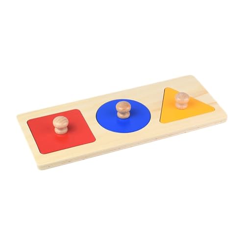 LLTCMYGS Baby Geometrische Form Puzzle Lehre AIDS, Kinder Grafik Matching Panel Puzzle Kinderspielzeug,Square von LLTCMYGS