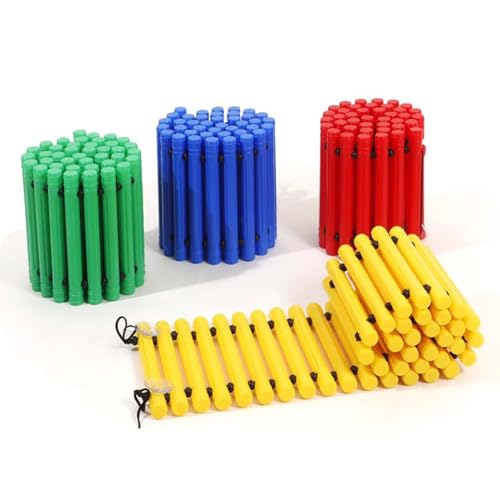 LLTCMYGS Balanced-Track-Sensorgeräte für Kinder, Spielzeug für taktile Sportbretter für Kinder (4 Sets),Classic Colors von LLTCMYGS