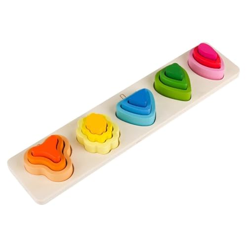 LLTCMYGS Bausteine zur Form- und Farbklassifizierung, Montessori Holz Feinmotorisches sensorisches Spielzeug,Tree LLTCMYGS Bausteine zur Form- und Farbklassifizierung, Montessori Holz Feinmotorisches sensorisches Spielzeug,Tree von LLTCMYGS