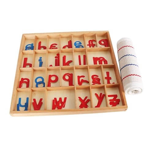 LLTCMYGS Bewegliches Buchstabenkasten-Set aus Holz, Montessori-Alphabet Lernmaterialien und Lehrmittel,Model a LLTCMYGS Bewegliches Buchstabenkasten-Set aus Holz, Montessori-Alphabet Lernmaterialien und Lehrmittel,Model a von LLTCMYGS