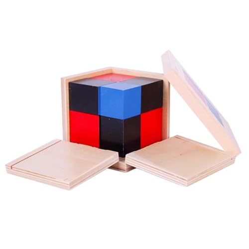 LLTCMYGS Binomiale Und Trinomiale Sensorische Mathematik Unterricht AIDS, Montessori Stereoskopische Kognition,Binomial von LLTCMYGS