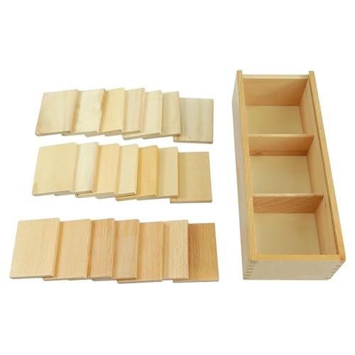 LLTCMYGS Boxgewichtstafel Lehrhilfen, Montessori Homeschooling sensorische Materialien für Kleinkinder LLTCMYGS Boxgewichtstafel Lehrhilfen, Montessori Homeschooling sensorische Materialien für Kleinkinder von LLTCMYGS