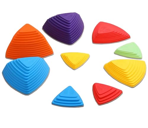 LLTCMYGS Cross River Stone Kinder-Trainingsspielzeug für die frühe Bildung Sinn Neunteiliges Set, geeignet zum Training der Gleichgewichtsfähigkeit von Kindern,Classic Colors LLTCMYGS Cross River Stone Kinder-Trainingsspielzeug für die frühe Bildung Sinn Neunteiliges Set, geeignet zum Training der Gleichgewichtsfähigkeit von Kindern,Classic Colors von LLTCMYGS