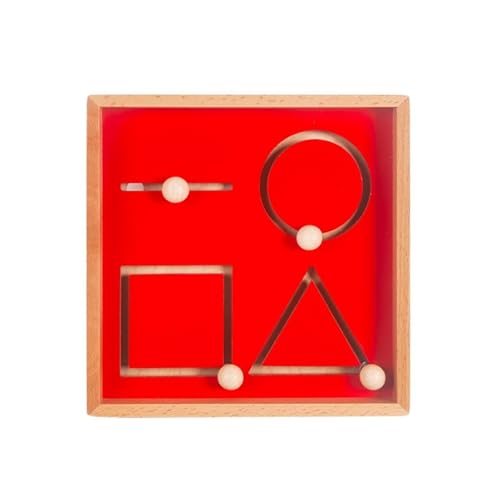 LLTCMYGS Curve Writing Practice Teaching Aid Board, Montessori Learning Shape and Line Teaching Aid,Rot LLTCMYGS Curve Writing Practice Teaching Aid Board, Montessori Learning Shape and Line Teaching Aid,Rot von LLTCMYGS