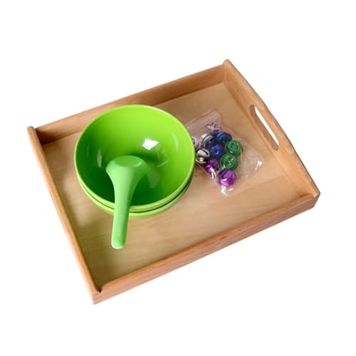 LLTCMYGS Die Montessori Colored Little Bell Ladle Action Lehrmittel, Die Entwicklung der Feinmotorik von LLTCMYGS