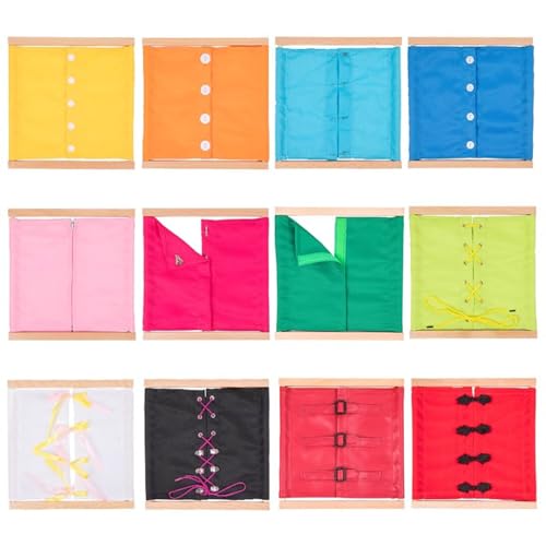 LLTCMYGS Dressing Teaching Board, Montessori Teaching AIDS, Kleidung für das tägliche Leben und Zubehör Rahmen Spielzeug LLTCMYGS Dressing Teaching Board, Montessori Teaching AIDS, Kleidung für das tägliche Leben und Zubehör Rahmen Spielzeug von LLTCMYGS