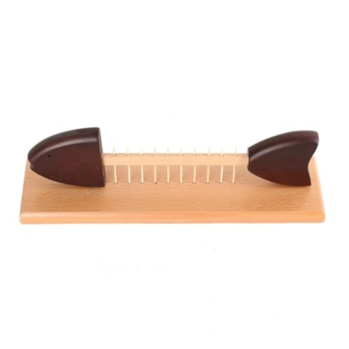 LLTCMYGS Fischgräten-Einführspielzeug, Hand-Auge-Koordination und Konzentrationsentwicklung aus Montessori-Holz von LLTCMYGS