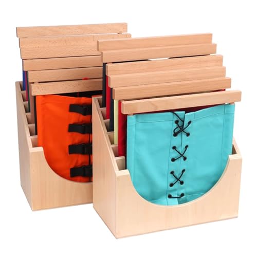 LLTCMYGS Frühe Kleidung Rahmen Leben lehren AIDS, Montessori-Babys Praxis Ankleiderequisiten,Clothing Frame with Storage LLTCMYGS Frühe Kleidung Rahmen Leben lehren AIDS, Montessori-Babys Praxis Ankleiderequisiten,Clothing Frame with Storage von LLTCMYGS