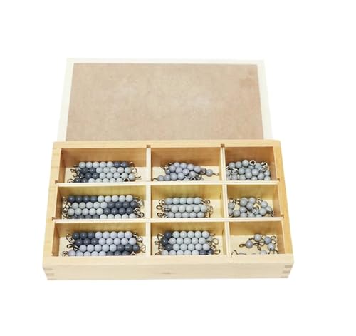 LLTCMYGS Frühes Lernen Mathematik Bead Box Teaching AIDS, Montessori Counting Bead Spielzeug,Grau LLTCMYGS Frühes Lernen Mathematik Bead Box Teaching AIDS, Montessori Counting Bead Spielzeug,Grau von LLTCMYGS