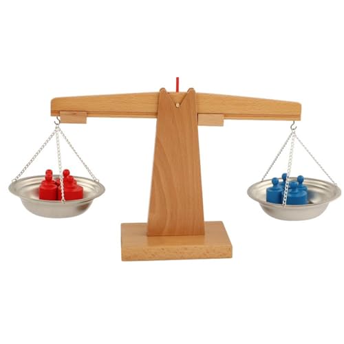 LLTCMYGS Gewichtarithmetic: Gewichtswaage, Montessori Holzwaage als Mathematik-Lernhilfe LLTCMYGS Gewichtarithmetic: Gewichtswaage, Montessori Holzwaage als Mathematik-Lernhilfe von LLTCMYGS