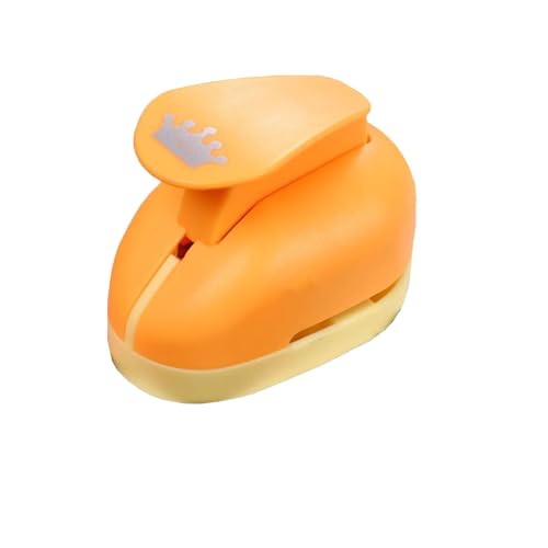 LLTCMYGS Handgepresste Papierrequisiten für Kinder, kreativer Stanzembosser DIY-Musterform,Orange von LLTCMYGS
