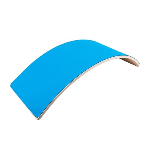 LLTCMYGS Hölzernes Balance Board für Kinder, Indoor-Balance-Biegewippe, Fokus auf Körperkoordination,Blau von LLTCMYGS