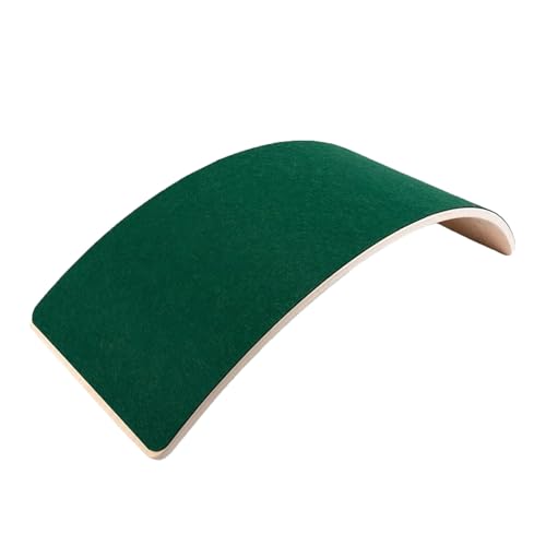 LLTCMYGS Hölzernes Balance Board für Kinder, Indoor-Balance-Biegewippe, Fokus auf Körperkoordination,Dark Green von LLTCMYGS