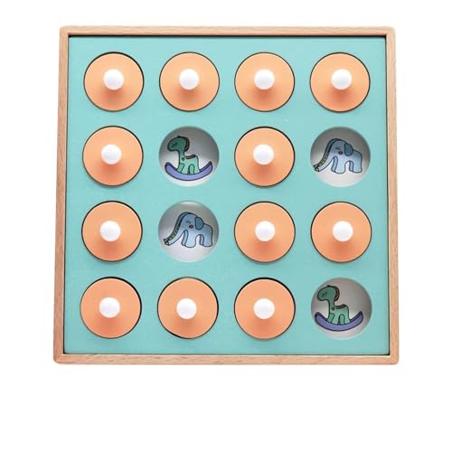 LLTCMYGS Holz Baby Spiel Gedächtnis Matching Schach, Vorschule Erleuchtung Brett Puzzle Unterricht AIDS LLTCMYGS Holz Baby Spiel Gedächtnis Matching Schach, Vorschule Erleuchtung Brett Puzzle Unterricht AIDS von LLTCMYGS