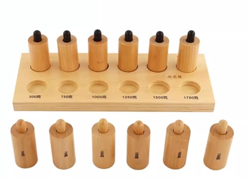 LLTCMYGS Holz-Druckmessrohr Sensorisches Lehrmittel AIDS, Montessori-Druckrohr Sensorisches Training für die Vorschule LLTCMYGS Holz-Druckmessrohr Sensorisches Lehrmittel AIDS, Montessori-Druckrohr Sensorisches Training für die Vorschule von LLTCMYGS