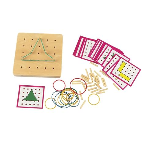 LLTCMYGS Holz-Geobrett, EIN Montessori-Mathematisches Operationsspielzeug für Kinder LLTCMYGS Holz-Geobrett, EIN Montessori-Mathematisches Operationsspielzeug für Kinder von LLTCMYGS
