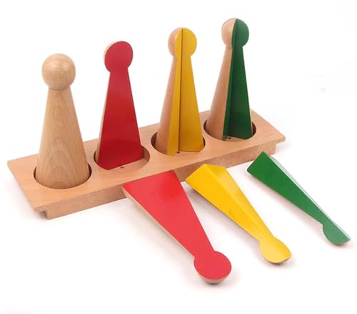 LLTCMYGS Holz Mathe Score Menschen lehren AIDS, Lernspielzeug für Kinder Klassenzimmer Material von LLTCMYGS
