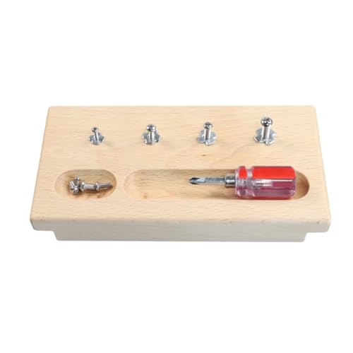 LLTCMYGS Holz Schrauben festziehen Busy Board Teaching AIDS, Montessori Life Skills Training Spielzeug LLTCMYGS Holz Schrauben festziehen Busy Board Teaching AIDS, Montessori Life Skills Training Spielzeug von LLTCMYGS