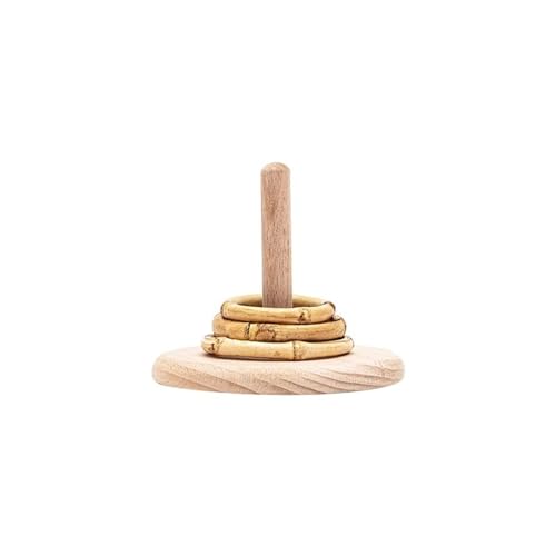 LLTCMYGS Holz Stapelring Spielzeug, Stapelring Vorschulbildungsmaterialien für Kinder LLTCMYGS Holz Stapelring Spielzeug, Stapelring Vorschulbildungsmaterialien für Kinder von LLTCMYGS