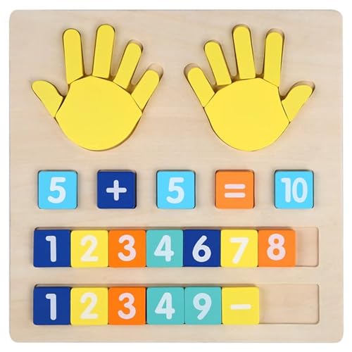 LLTCMYGS Holzfingerblöcke, Arithmetik, Unterricht, AIDS, Montessori, Früherziehung, Mathematik, Addition und Subtraktion LLTCMYGS Holzfingerblöcke, Arithmetik, Unterricht, AIDS, Montessori, Früherziehung, Mathematik, Addition und Subtraktion von LLTCMYGS