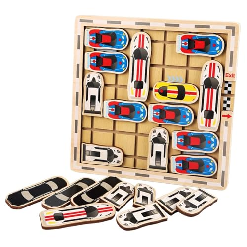 LLTCMYGS Huarong Road Holzlabyrinth Bewegendes Auto Spielzeug, Montessori Denken Kognition Eltern-Kind Interaktives Lehren AIDS LLTCMYGS Huarong Road Holzlabyrinth Bewegendes Auto Spielzeug, Montessori Denken Kognition Eltern-Kind Interaktives Lehren AIDS von LLTCMYGS